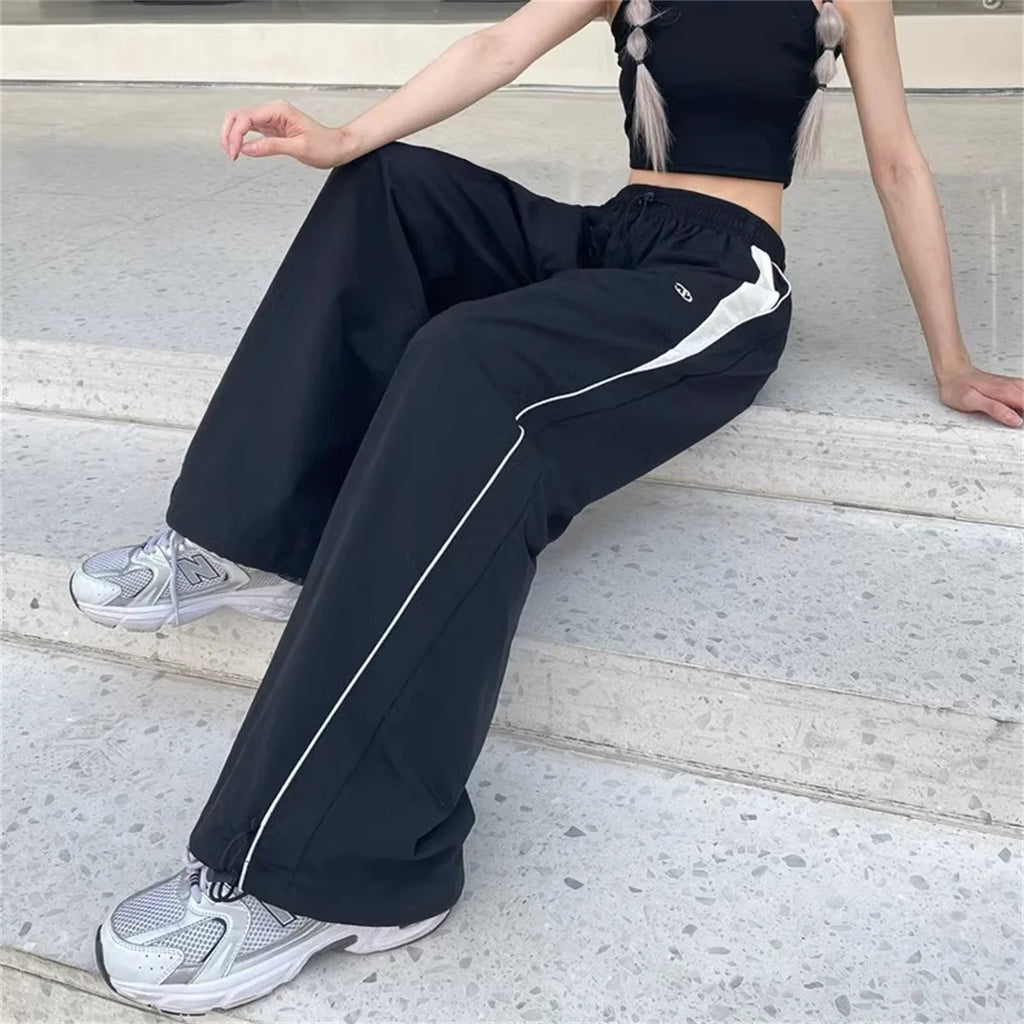 Damen Oversize Cargo Pants – Hip Hop Streetwear Baggy Fit