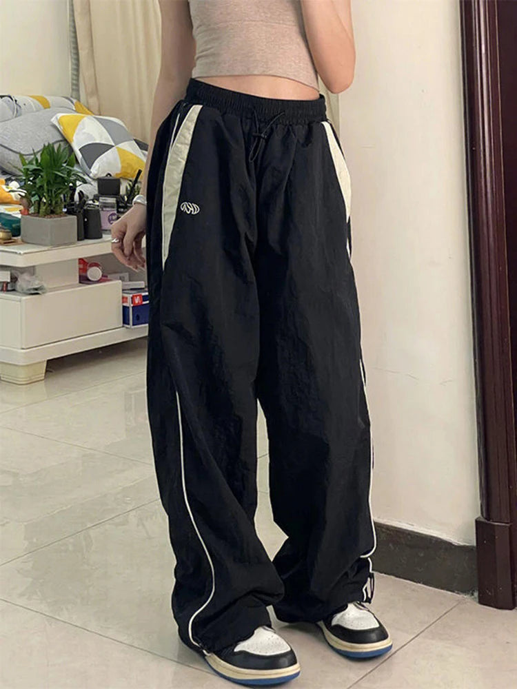 Damen Oversize Cargo Pants – Hip Hop Streetwear Baggy Fit