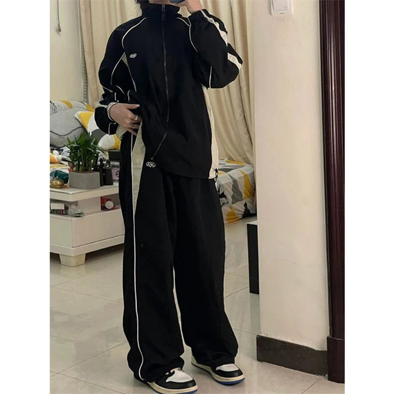 Damen Oversize Cargo Pants – Hip Hop Streetwear Baggy Fit