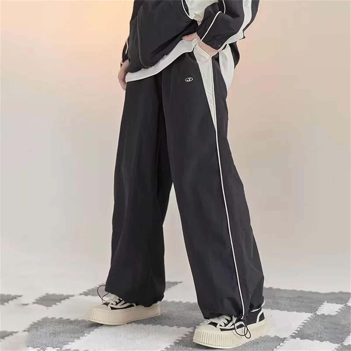 Damen Oversize Cargo Pants – Hip Hop Streetwear Baggy Fit