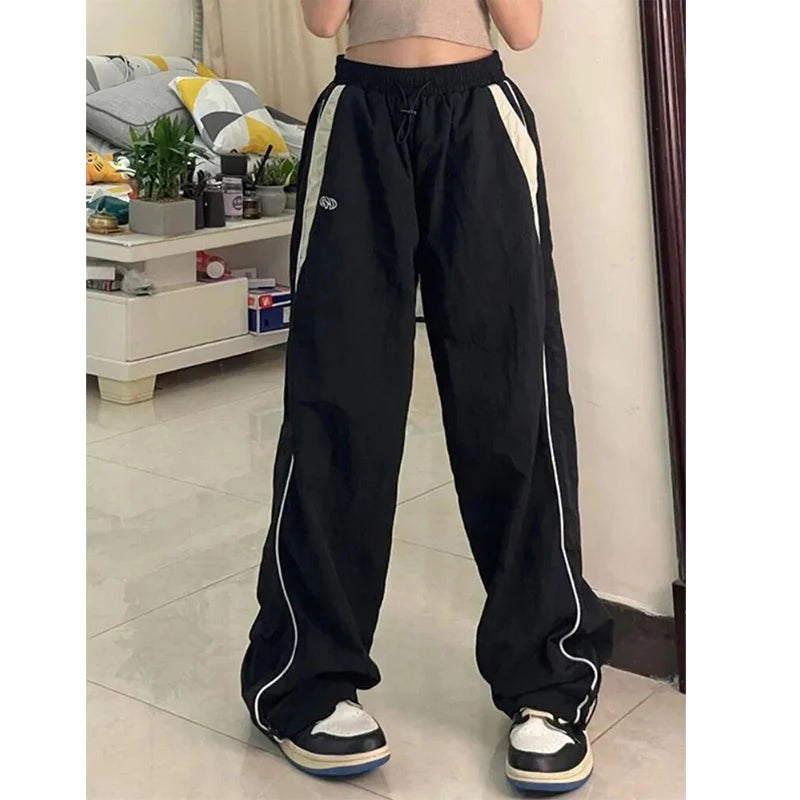 Damen Oversize Cargo Pants – Hip Hop Streetwear Baggy Fit