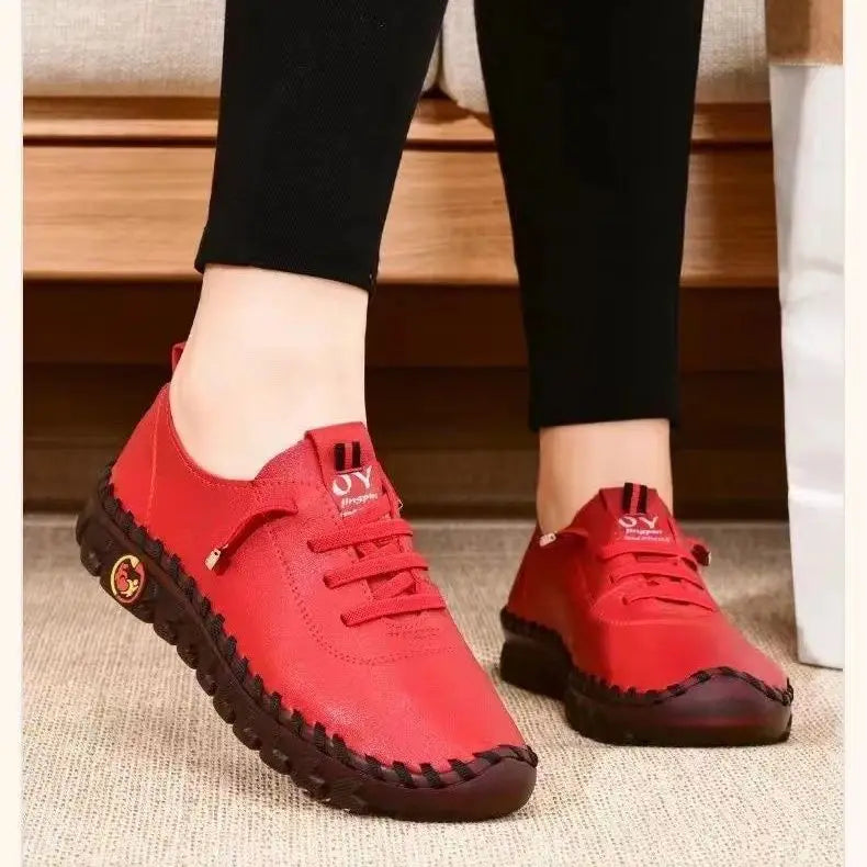 Damen Ledersneaker Freizeitschuhe