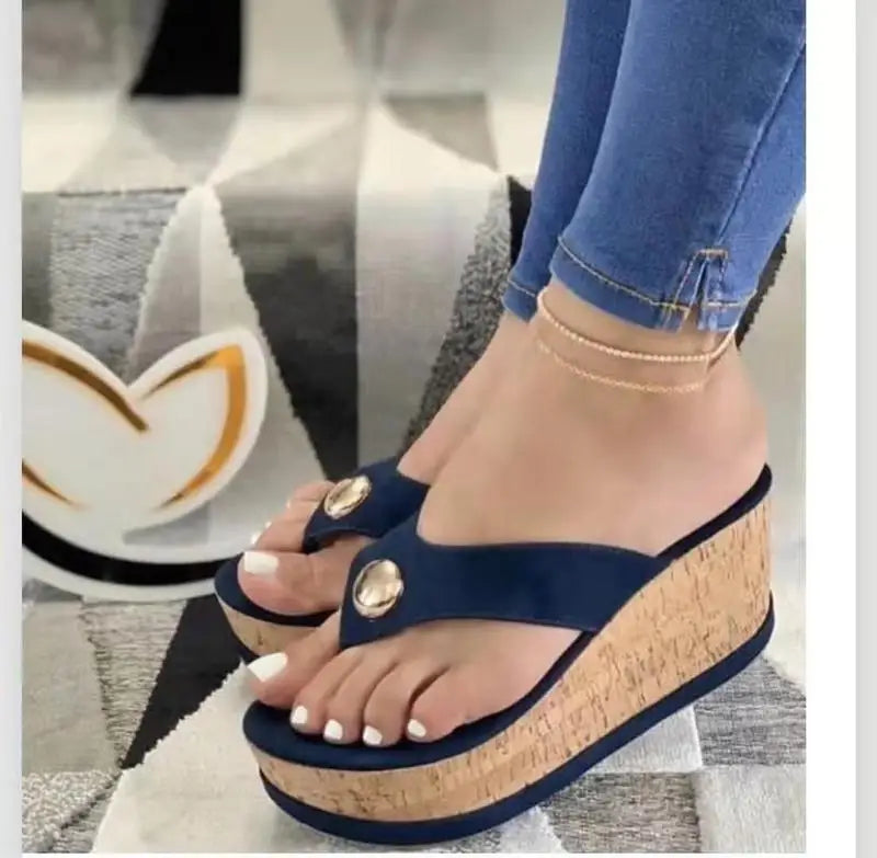 Keil Flip-Flops – Sommer Sandalen rutschfest