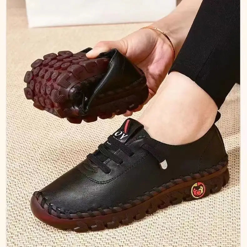 Damen Ledersneaker Freizeitschuhe