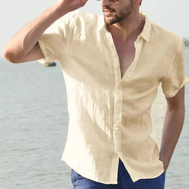 Herren Kurzarm Hemd – Casual Streetwear