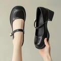 Mary Jane Loafer – Leder Slipper