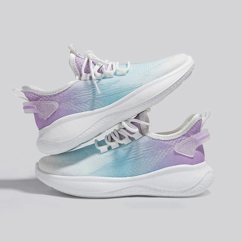 Damen Walking Sneaker mit Farbverlauf