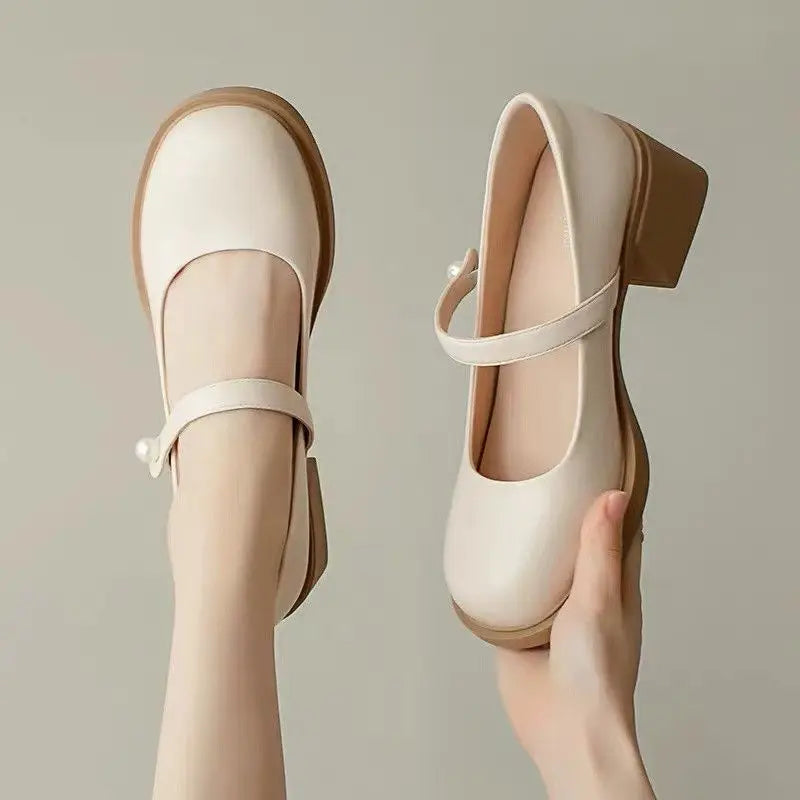 Mary Jane Loafer – Leder Slipper