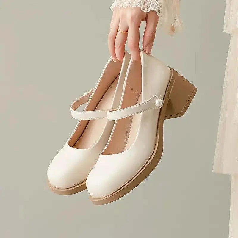 Mary Jane Loafer – Leder Slipper