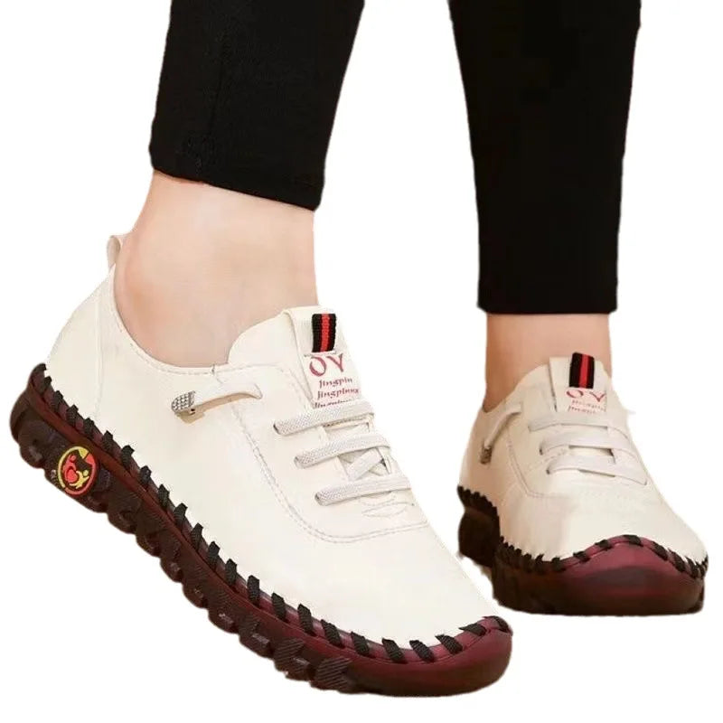 Damen Ledersneaker Freizeitschuhe