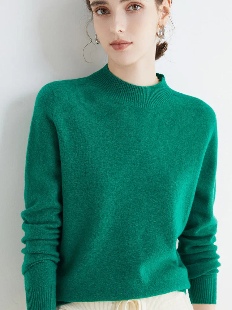 Damen Merino Sweater 100% Wolle