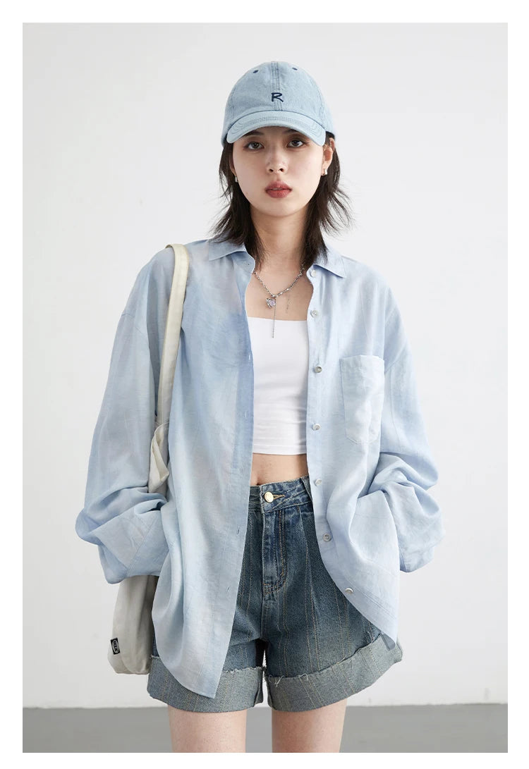 Damen Bluse – Loose Fit