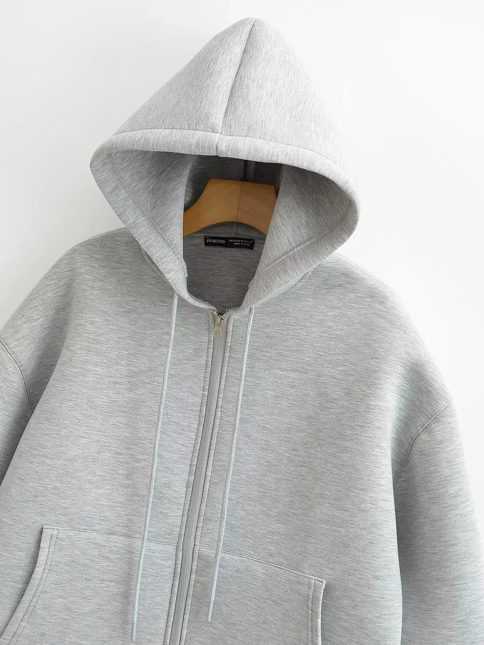 Damen Oversize Hoodie Jacke