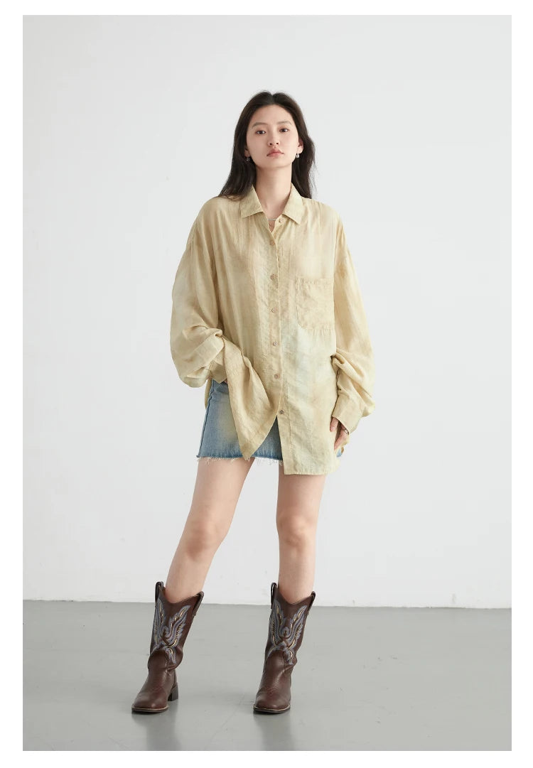Damen Bluse – Loose Fit