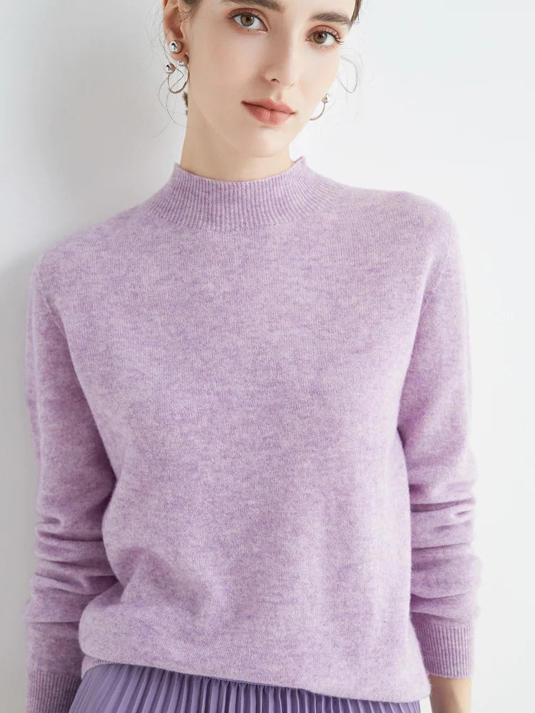 Damen Merino Sweater 100% Wolle