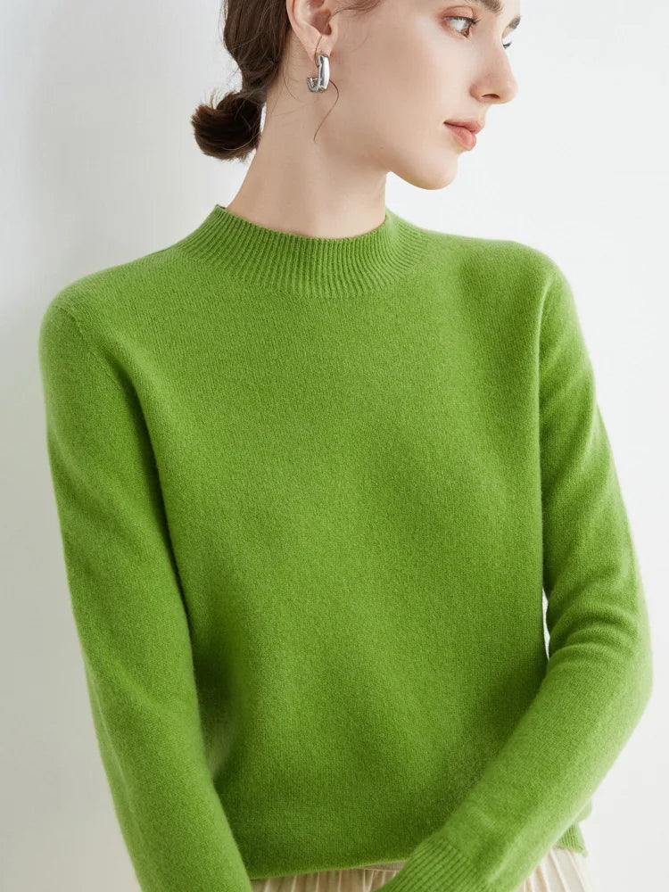 Damen Merino Sweater 100% Wolle