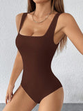 Damen Stretch Bodysuit – Wide Strap