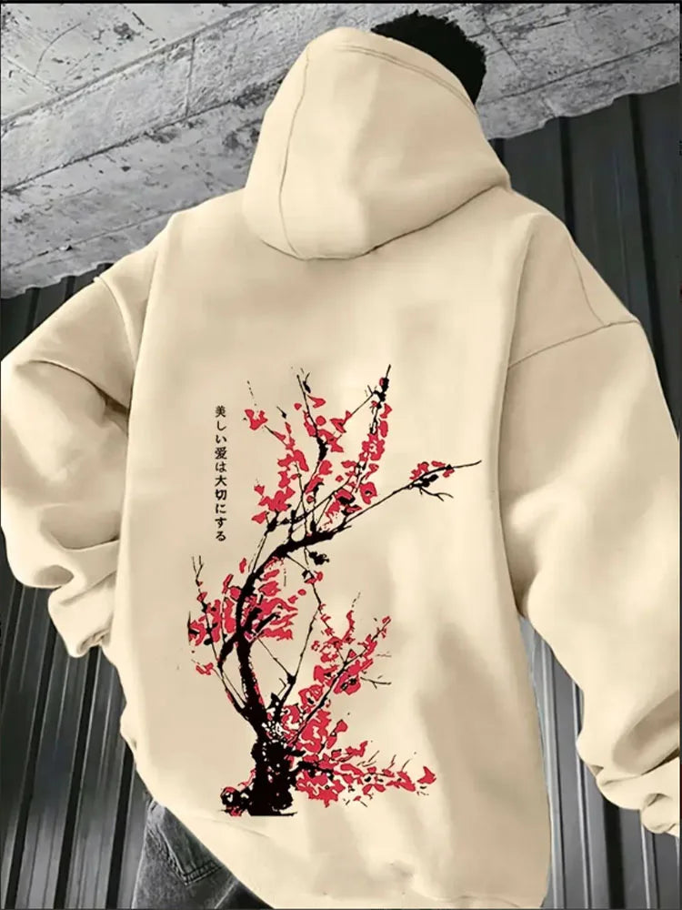 Herren Oversize Hoodie – Harajuku Style