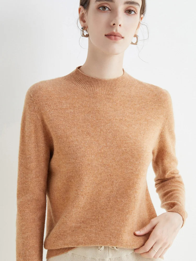 Damen Merino Sweater 100% Wolle