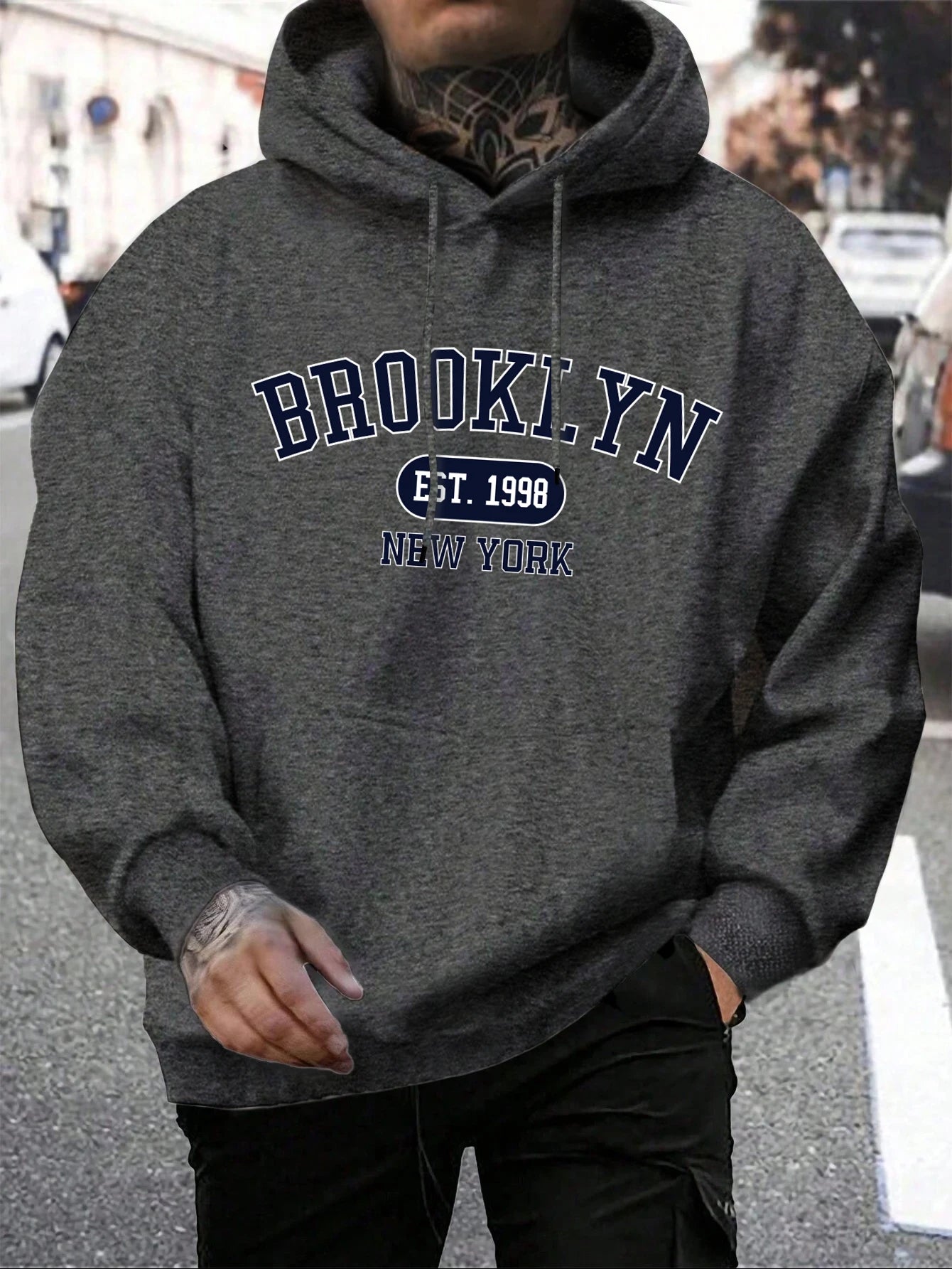 Herren Oversize Hoodie Brooklyn Est. 1998
