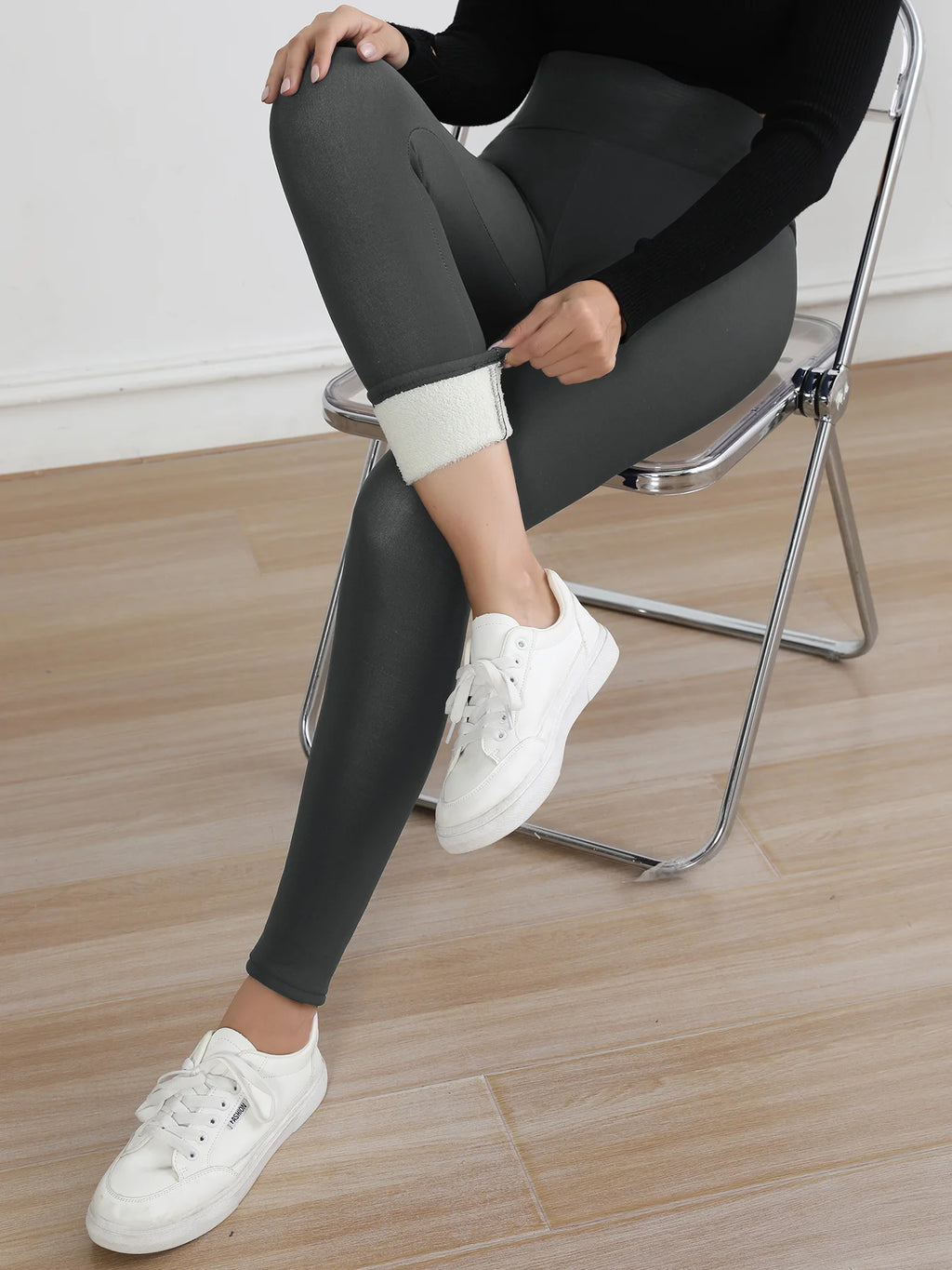 Damen Winter Leggings High Waist