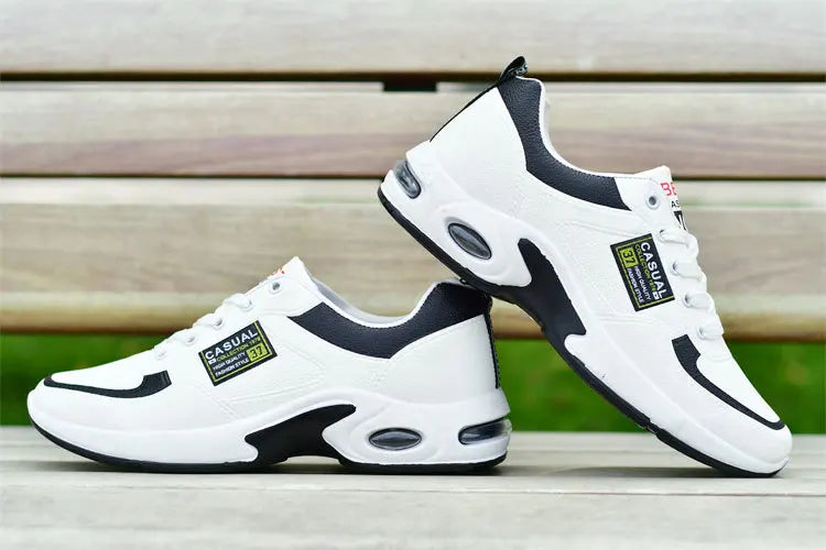 Trend Sportschuhe – Schnürsneaker mit dicker Sohle rutschfest