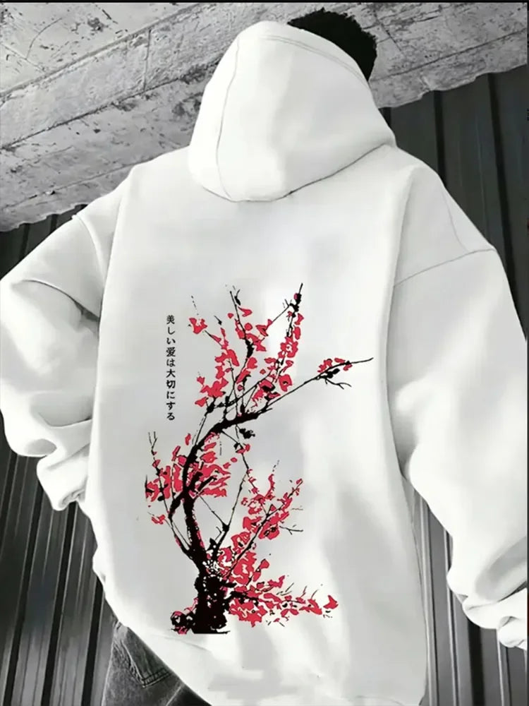 Herren Oversize Hoodie – Harajuku Style