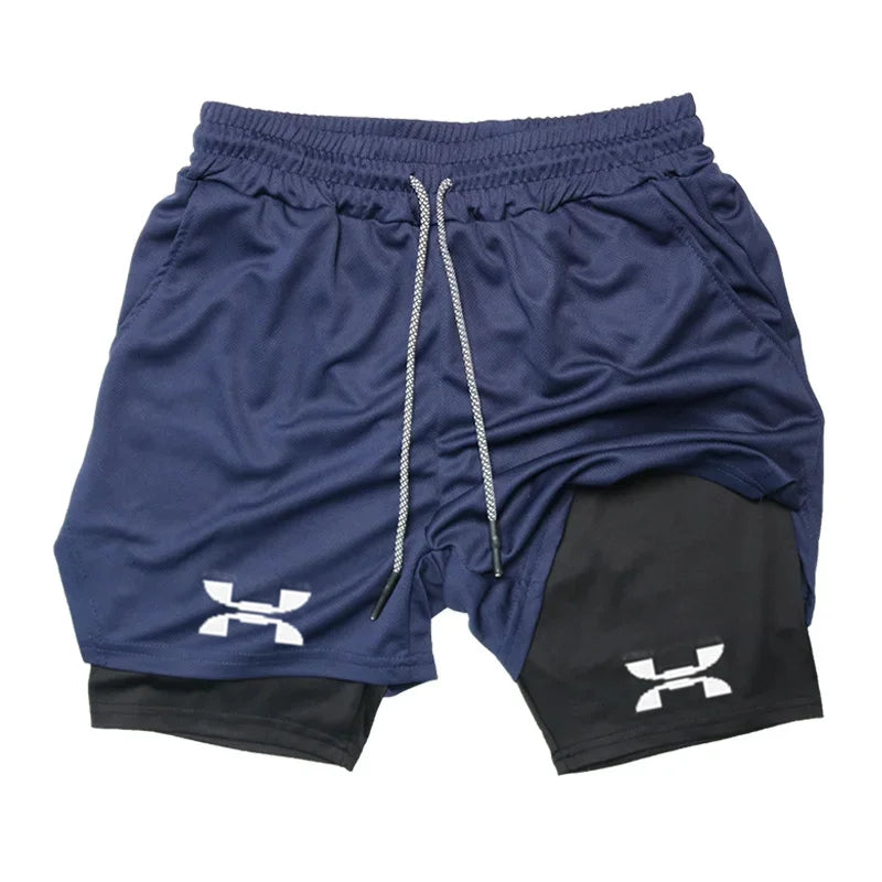 2-in-1 Herren Laufshorts