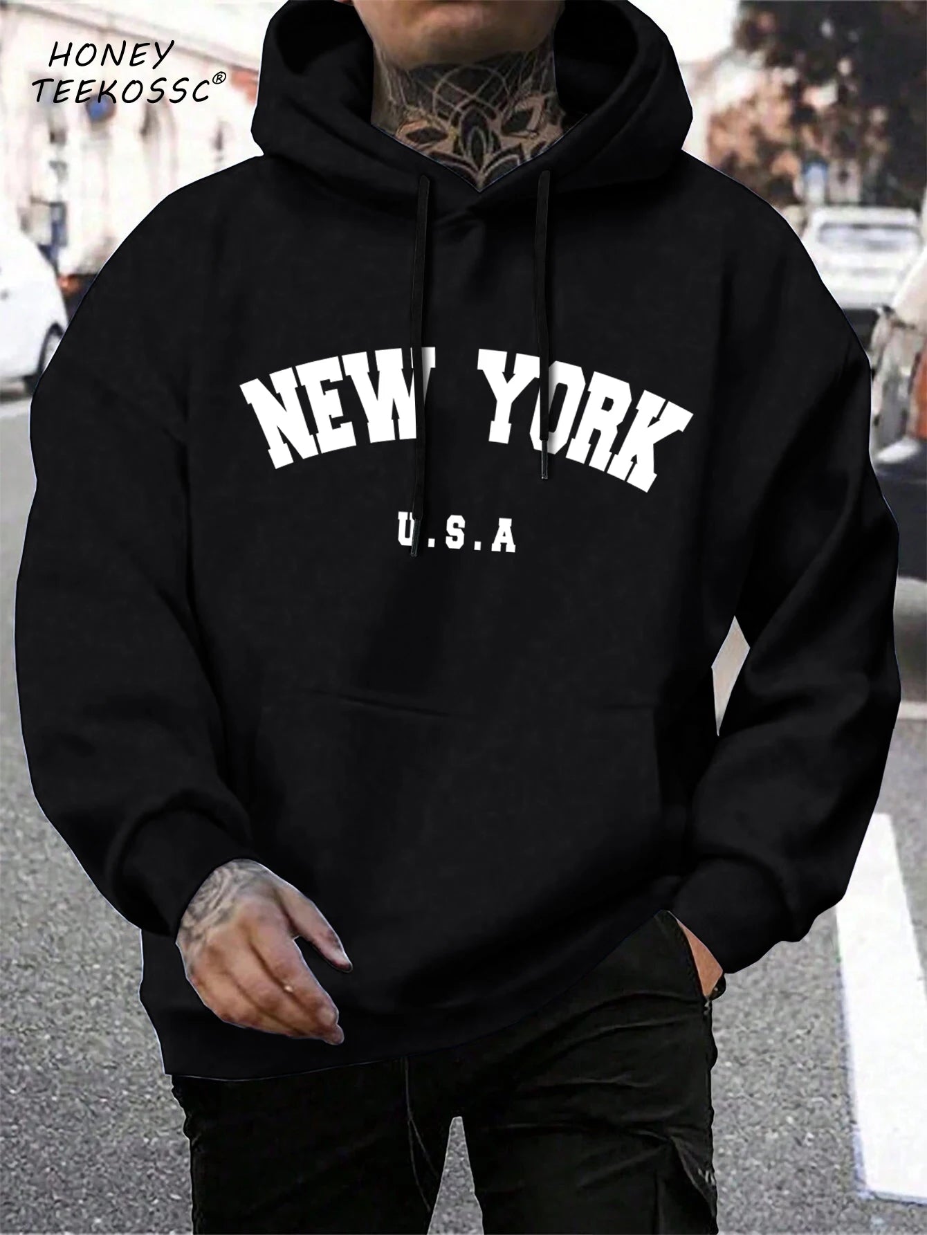 Herren Oversize Hoodie Brooklyn Est. 1998