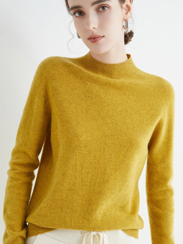 Damen Merino Sweater 100% Wolle