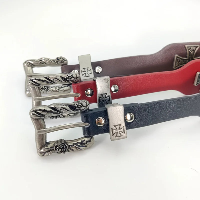 Punk Gürtel Schwarz – Gothic Style