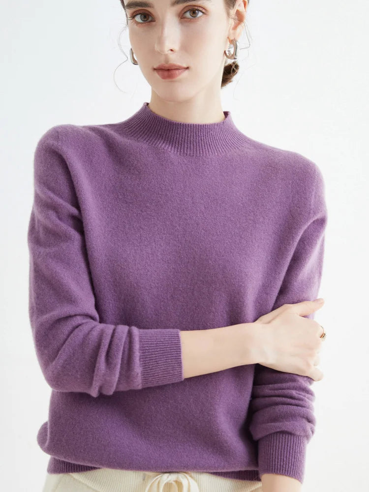 Damen Merino Sweater 100% Wolle