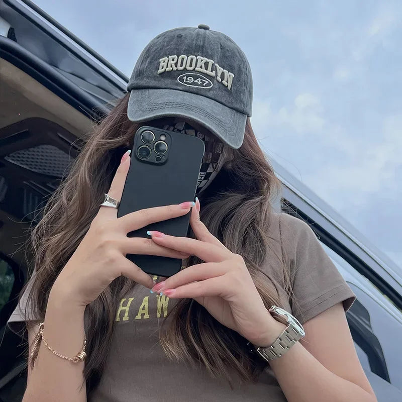 Brooklyn Alphabet Baseball Cap – Cotton Snapback Hat
