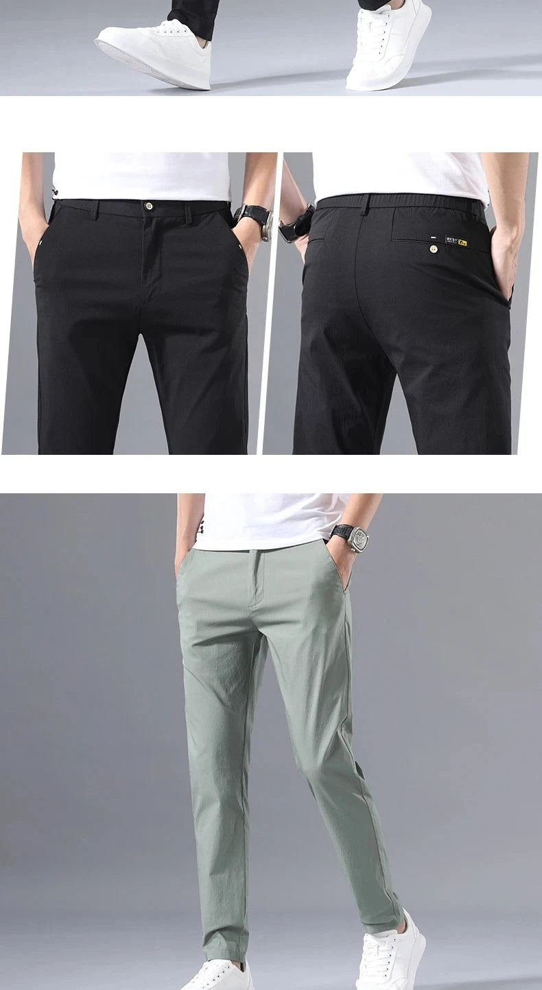 Herren Chino Hose Slim Fit | Stretch Business & Freizeit