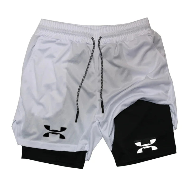 2-in-1 Herren Laufshorts