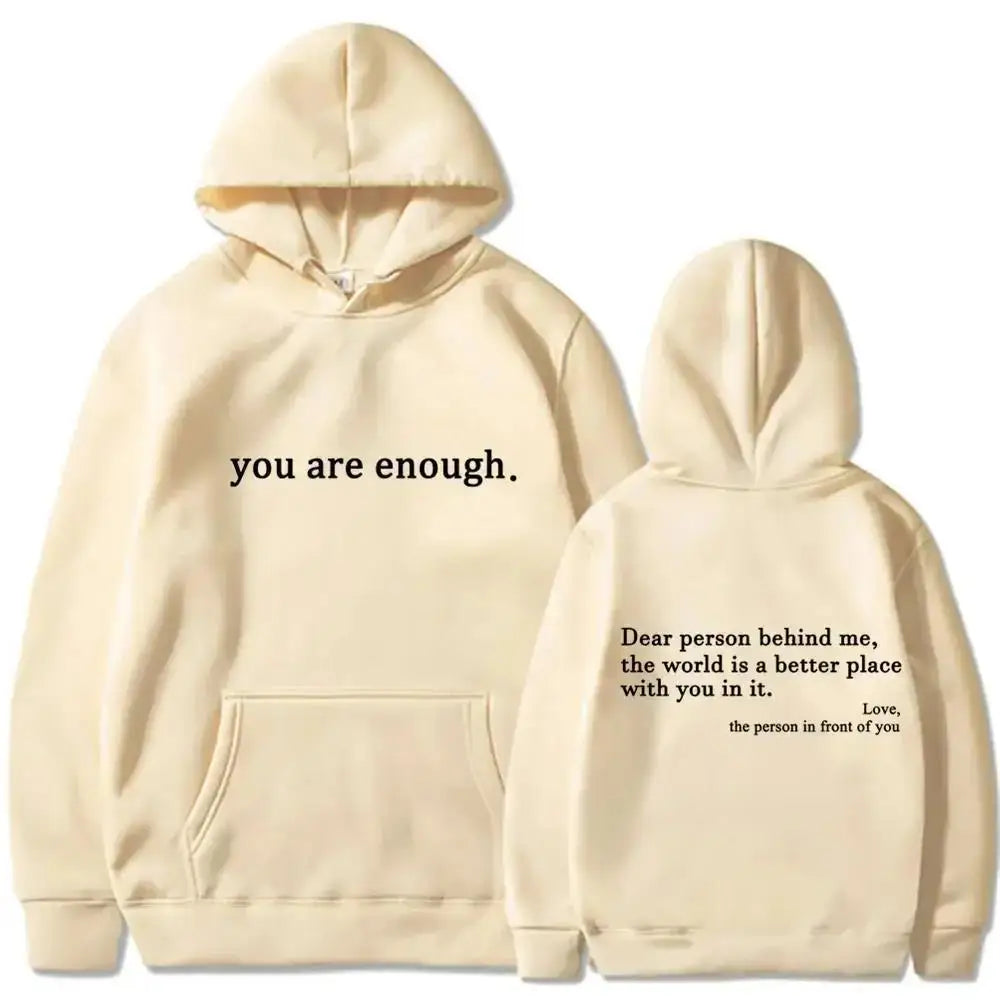 Herren Oversize Hoodie „You Are Enough“