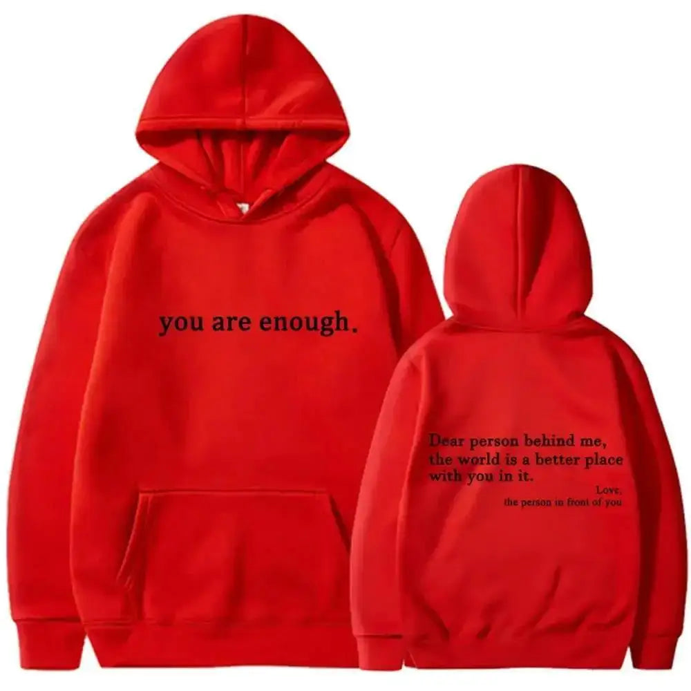 Herren Oversize Hoodie „You Are Enough“