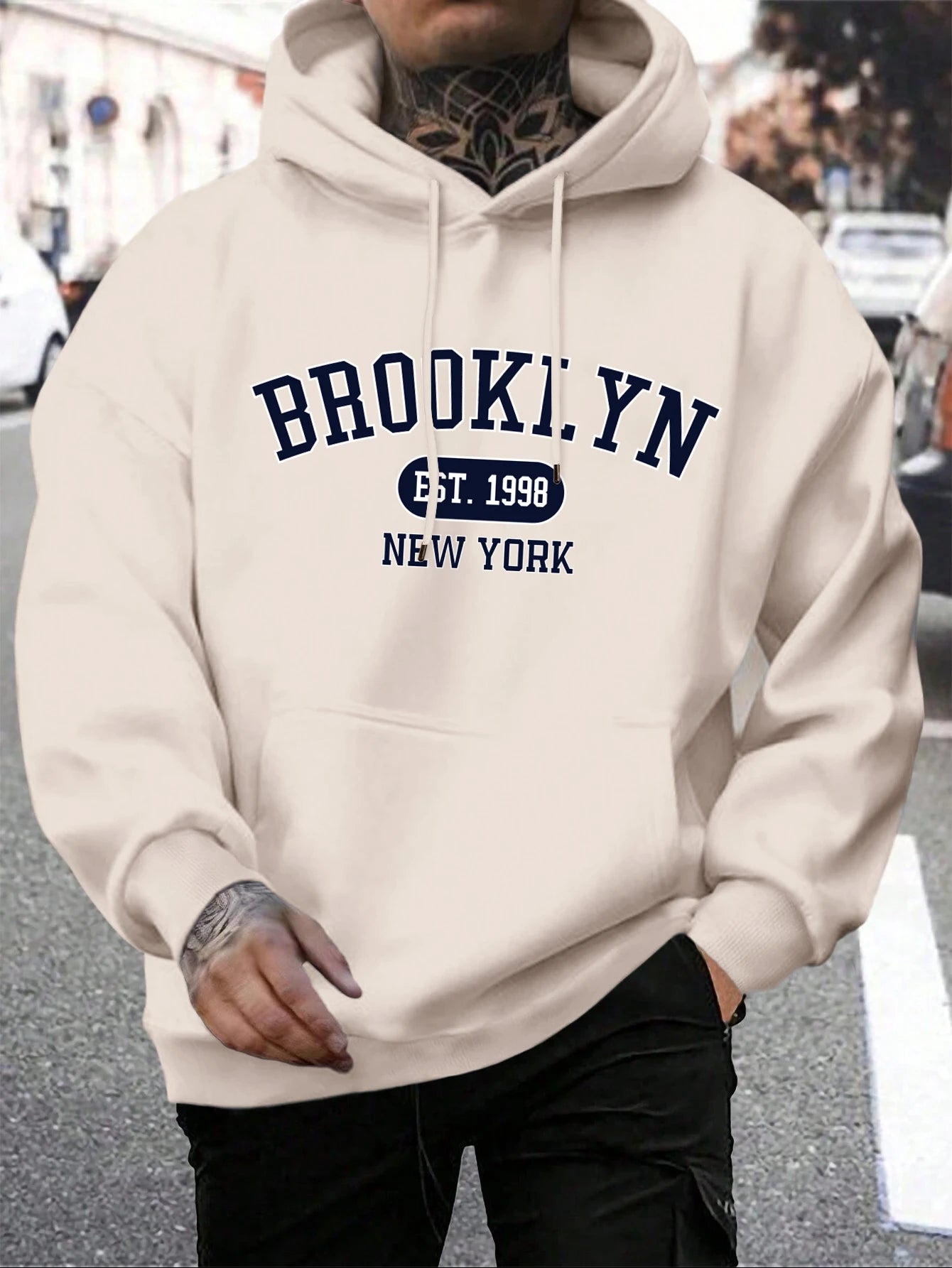 Herren Oversize Hoodie Brooklyn Est. 1998