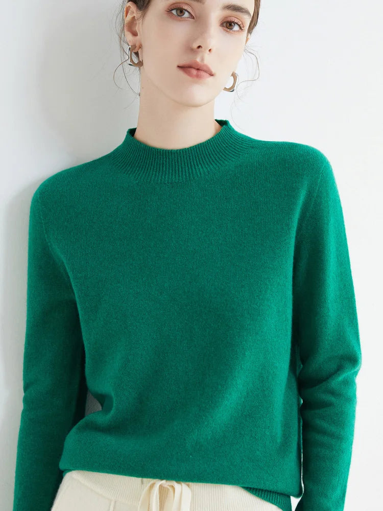 Damen Merino Sweater 100% Wolle