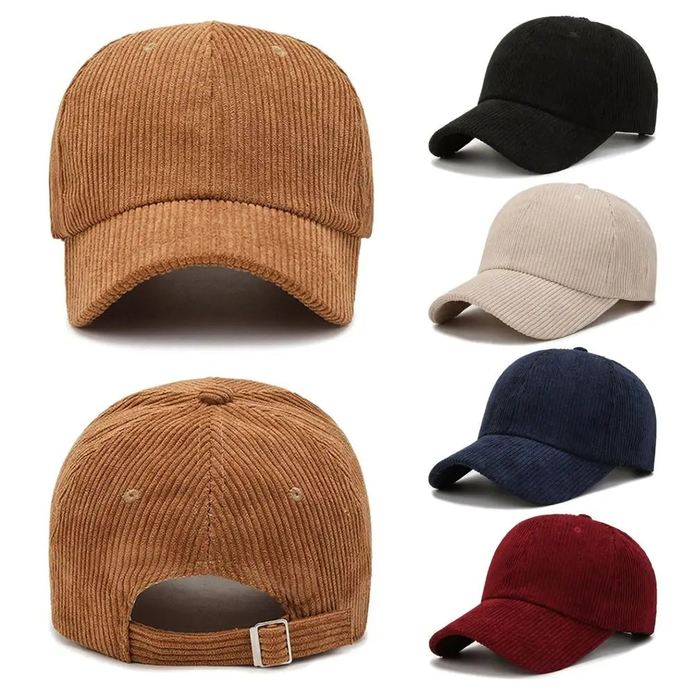 Corduroy Baseball Cap – Vintage Style