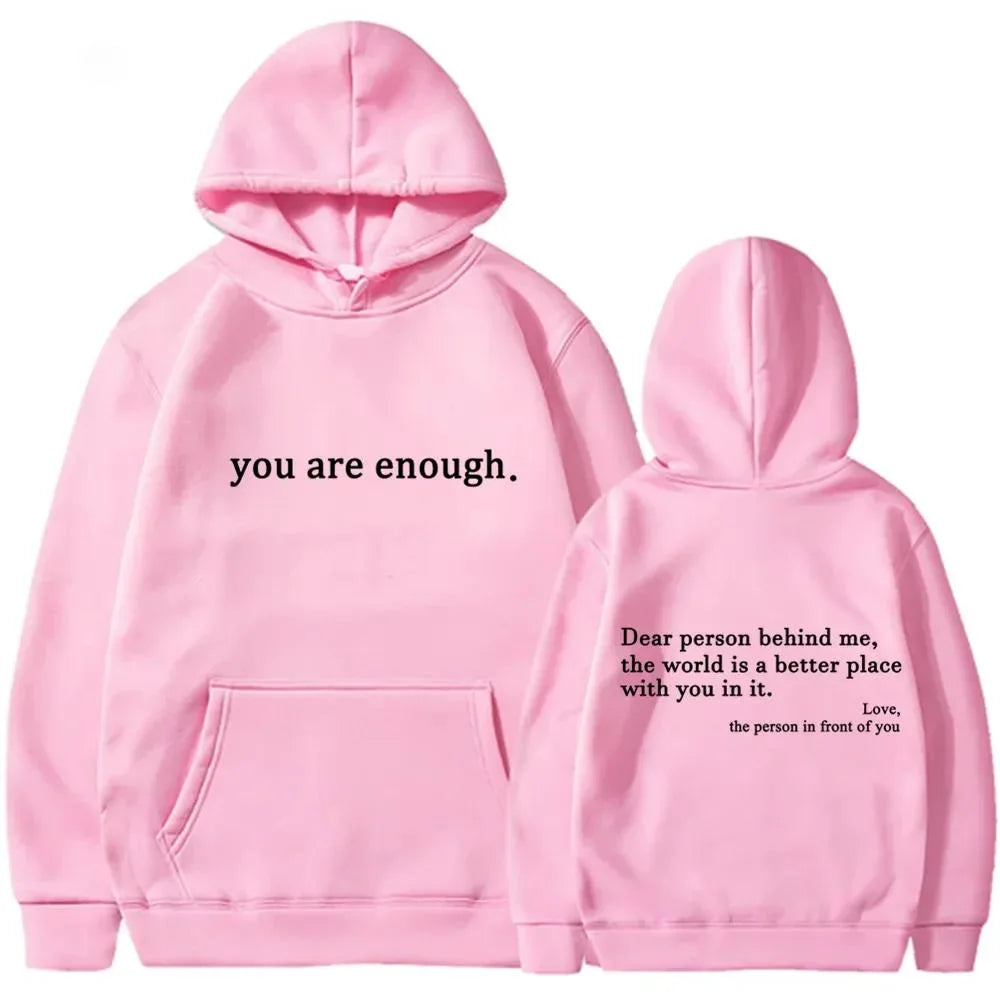 Herren Oversize Hoodie „You Are Enough“