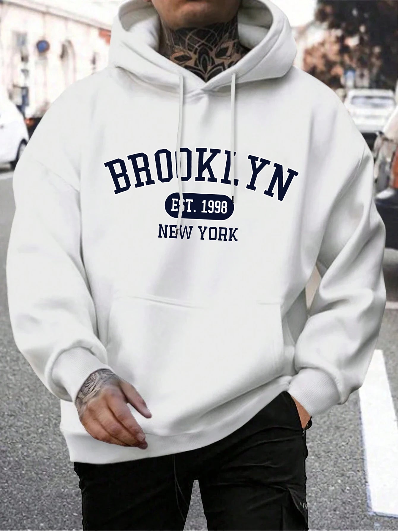 Herren Oversize Hoodie Brooklyn Est. 1998