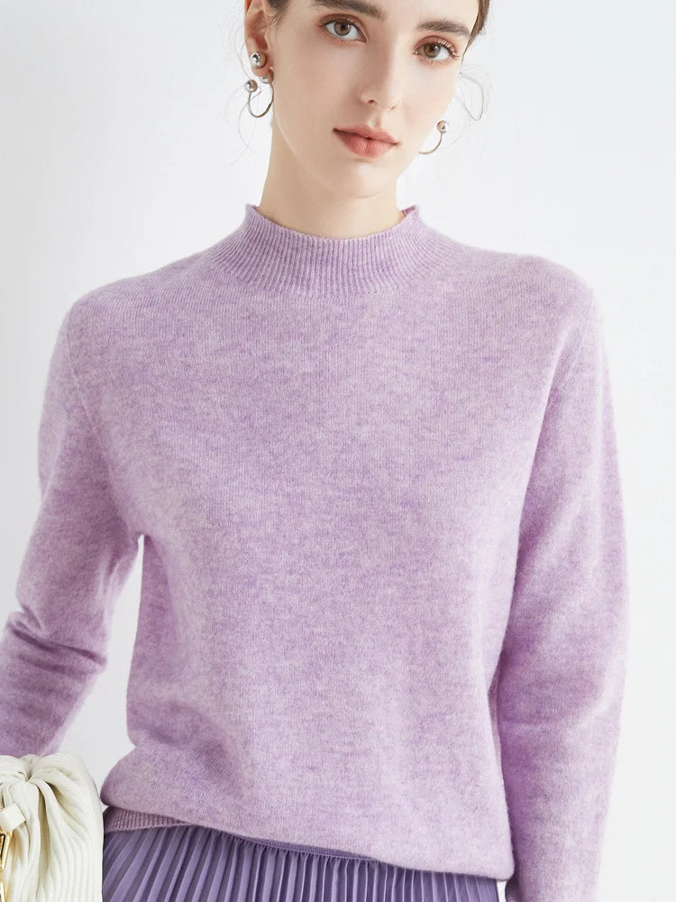 Damen Merino Sweater 100% Wolle