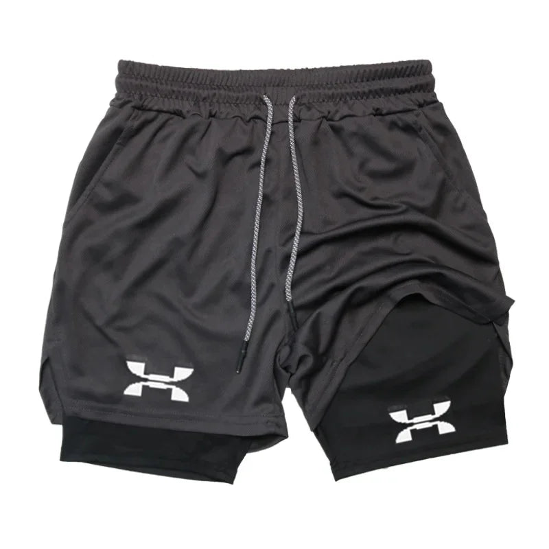 2-in-1 Herren Laufshorts