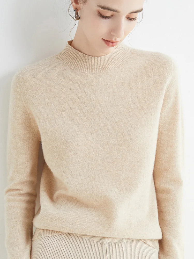 Damen Merino Sweater 100% Wolle