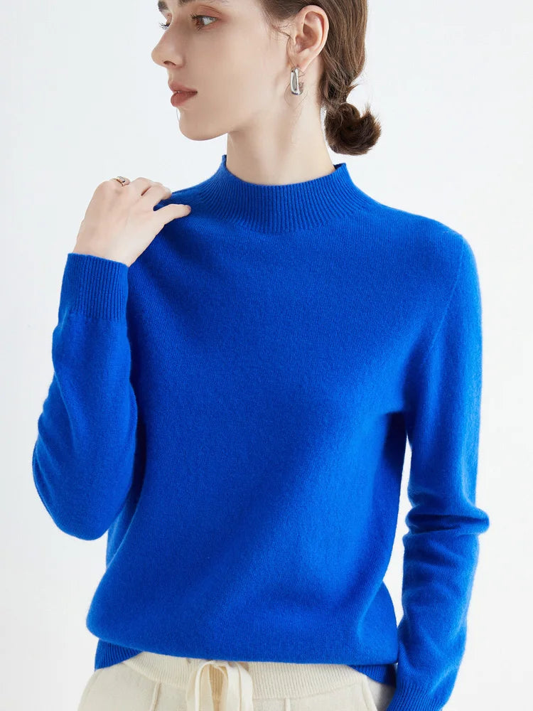 Damen Merino Sweater 100% Wolle