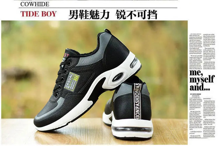 Trend Sportschuhe – Schnürsneaker mit dicker Sohle rutschfest