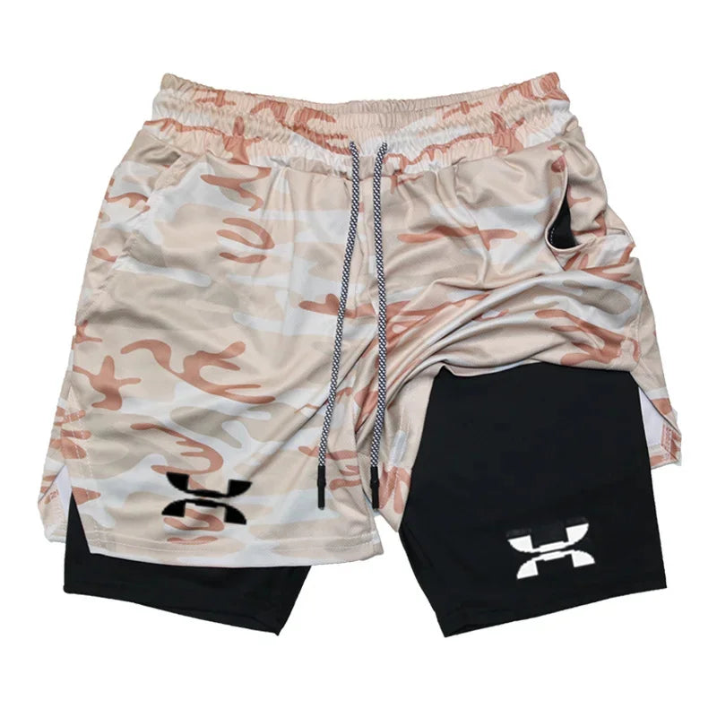 2-in-1 Herren Laufshorts