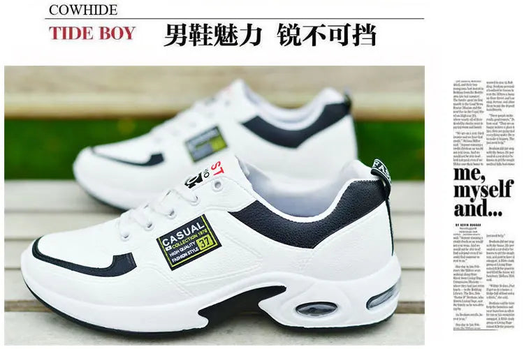 Trend Sportschuhe – Schnürsneaker mit dicker Sohle rutschfest