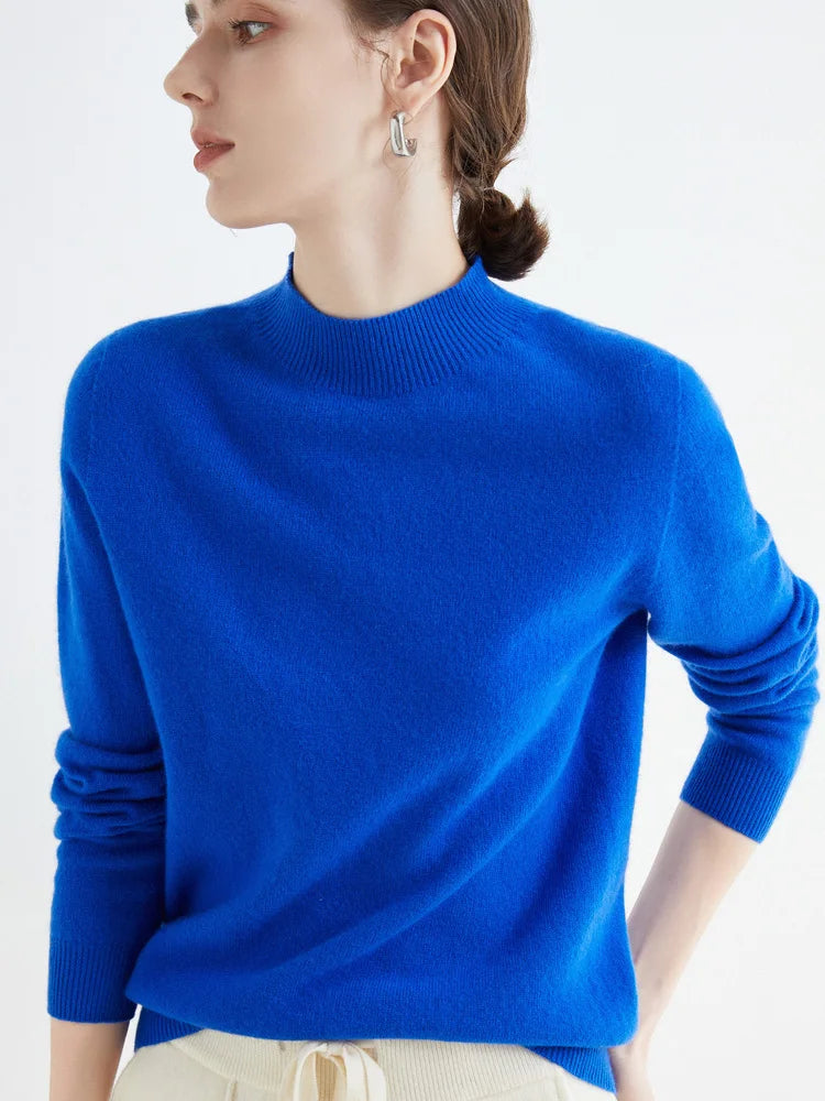 Damen Merino Sweater 100% Wolle
